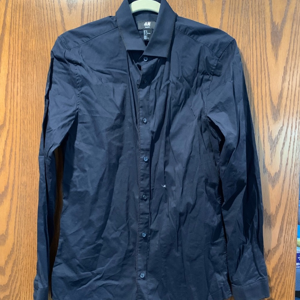 H&M | Medium | Navy with black trim
